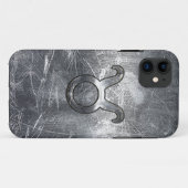 Taurus Zodiac Symbol Grunge Style Case-Mate iPhone Hülle (Rückseite (Horizontal))