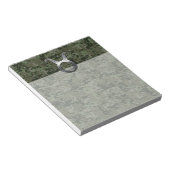 Taurus Zodiac Symbol on Green Digital Camo Notizblock (angewinkelt)