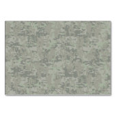 Taurus Zodiac Symbol on Green Digital Camo Tischnummer (Rückseite)