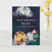 Taurus Zodiac Symbol Personalisiert Geburtstag Karte (Gelbe Blume)