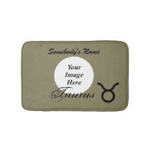 Taurus Zodiac Symbol Standard von Kenneth Yoncich Badematte (Vorderseite)