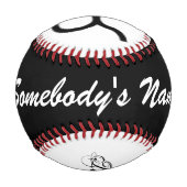 Taurus Zodiac Symbol Standard von Kenneth Yoncich Baseball (Rückseite)