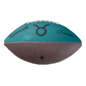Taurus Zodiac Symbol Standard von Kenneth Yoncich Football (Gedreht 270)