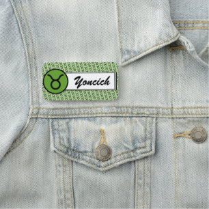 Taurus Zodiac Symbol Standard von Kenneth Yoncich Namensschild