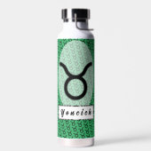 Taurus Zodiac Symbol Standard von Kenneth Yoncich Trinkflasche (Links)