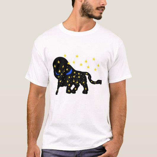 Taurus Zodiac T‑Shirt – Minimal Bull Sign Tee  (Vorderseite)