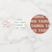 Taurus Zodiac ThemenGeburtstagsparty Konfetti (Vorderseiten)