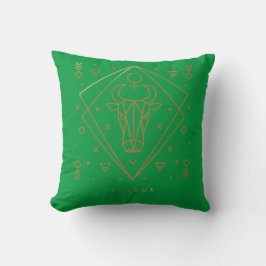 Taurus Zodiac Throw Pillow Kissen