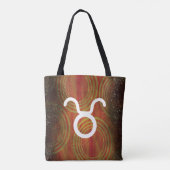 Taurus Zodiac Tote Bag Tasche (Rückseite)