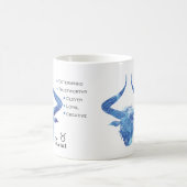 Taurus Zodiac Tracks Tasse (Mittel)