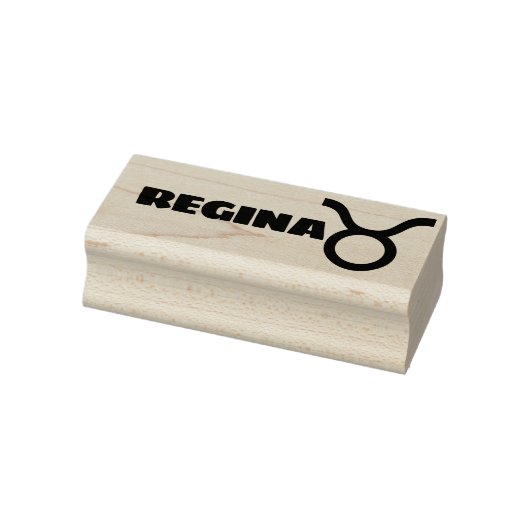 Taurus Zodiac Unterzeichen Cooler Personalisierter Gummistempel (Stempel)