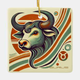 Taurus Zodiac Weihnachtsschmuck Personalisiert