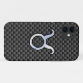 Taurus Zodiac-Zeichen auf Holzkohlefaser Print Case-Mate iPhone Hülle (Rückseite (Horizontal))