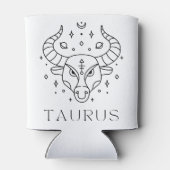 Taurus Zodiac Zeichen der Bulle Dosenkühler (Rückseite)