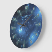 Taurus zodiac-Zeichen Große Wanduhr (Winkel)
