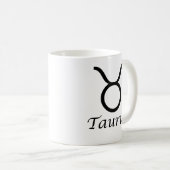 "Taurus" Zodiac-Zeichen Kaffeetasse (VorderseiteRechts)