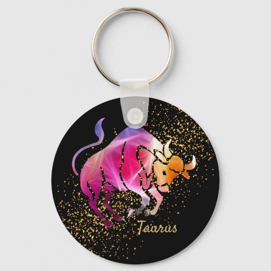 Taurus - Zodiac-Zeichen Schlüsselanhänger (Vorderseite)