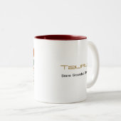 Taurus Zodiac Zwei-Tone-Kaffee-Tasse Zweifarbige Tasse (VorderseiteRechts)