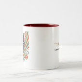 Taurus Zodiac Zwei-Tone-Kaffee-Tasse Zweifarbige Tasse (Mittel)