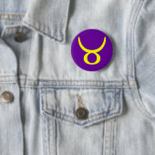 TAURUS, ZODIAKALES ZEICHEN BUTTON (Beispiel)