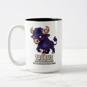 Taurus Zombie Zweifarbige Tasse