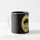 Taurus Zweifarbige Tasse (Vorderseite Links)