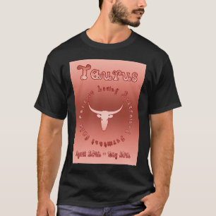Taurusmerkmale (Zodiac Earth Sign + Bull) T-Shirt