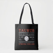 Tauruszeichen der Göttin, astrologisch Tasche (Vorderseite)