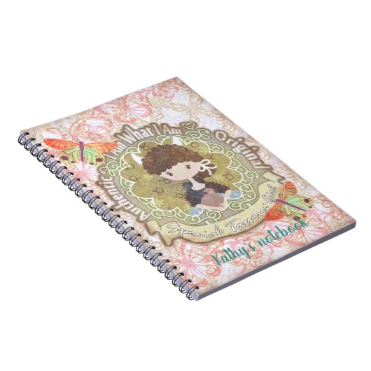 Tauruszeichen. Personalisiert. Notebook Notizblock (Rechte Seite)