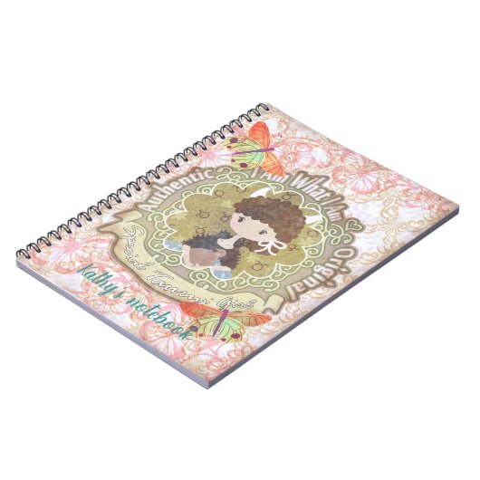 Tauruszeichen. Personalisiert. Notebook Notizblock (Linke Seite)