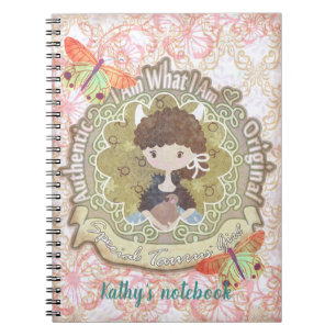 Tauruszeichen. Personalisiert. Notebook Notizblock