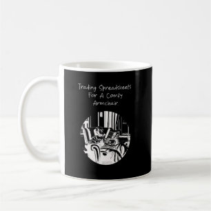 Tausch von Tabellen gegen bequeme Ruhestandsarmleh Kaffeetasse