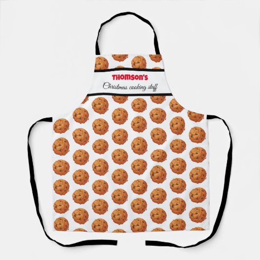 Tausch von Weihnachtsgebäck Baker Backteam Schürze (Vorderseite)