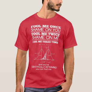 Täusche mich einmal, Schande über dich, täusche mi T-Shirt