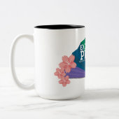 Tausche Pride-Becher mit Sakura-Blumen Zweifarbige Tasse (Links)