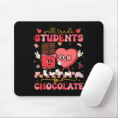 Tausche Schüler gegen Schokolade Lehrer Valentin Mousepad (Mit Mouse)