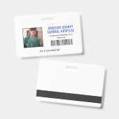 Täuschen Sie Abzeichen Spiel-Doktor-ID vor Ausweis (Vorder- & Rückseite)