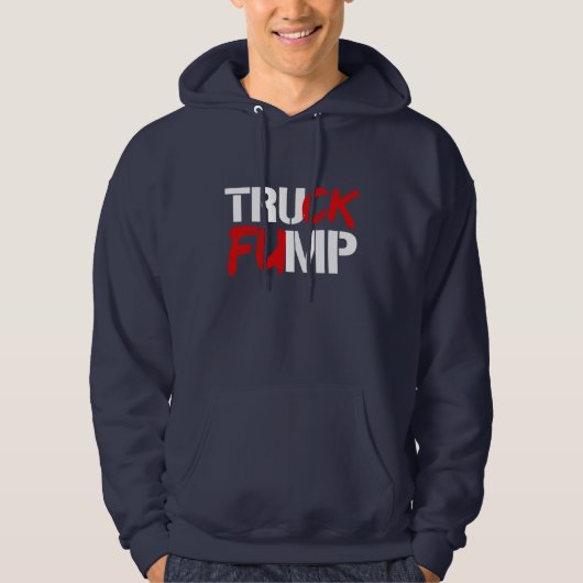 TAUSCHEN Sie FUMP ZEICHEN - Weiß - - Wahl 2016 - Hoodie (Vorderseite)