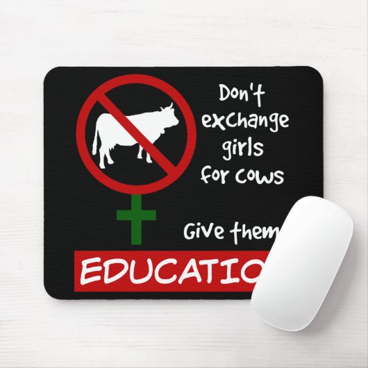 Tauschen Sie keine Mädchen gegen Kühe aus, geben S Mousepad (Mit Mouse)