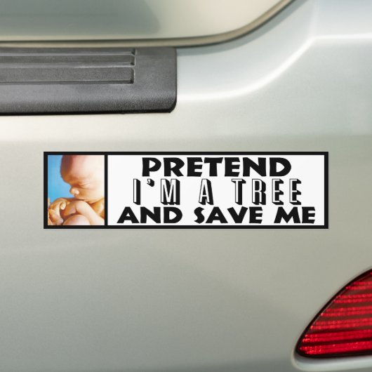 Täuschen Sie mich sind ein Baum u. retten mich Autoaufkleber (Auf Auto)