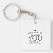 Tauschen Sie schwarz Schlüsselanhänger (Vorderseite)