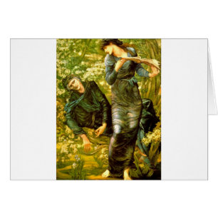 Täuschen von MERLIN ~ Burne-Jones Malerei 1874