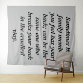 Täuschende Krawatte: Der Schmerz des Verräters inn Wandteppich (Beispiel (Horizontal))