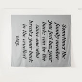 Täuschende Krawatte: Der Schmerz des Verräters inn Wandteppich (Vorderseite (Horizontal))