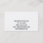 TauschenVisitenkarte Visitenkarte (Rückseite)