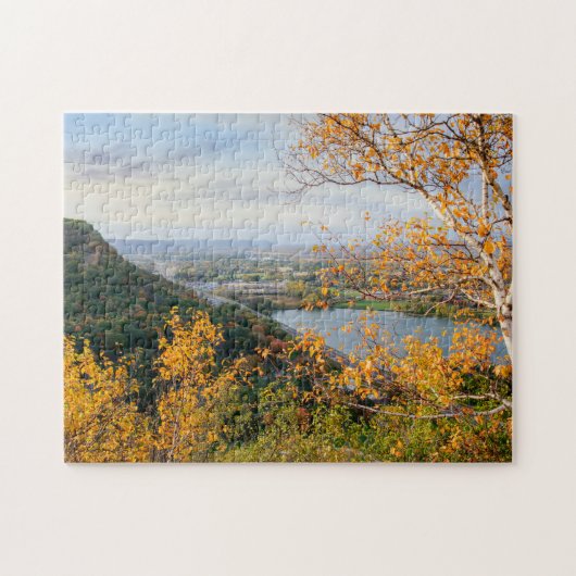 Täuschung u. Birken-Panorama Puzzle (Horizontal)