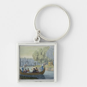 Täuschung von Kapitän Wallis durch Königin Ober Schlüsselanhänger