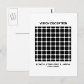 Täuschung von Vision Postkarte (Vorne/Hinten)