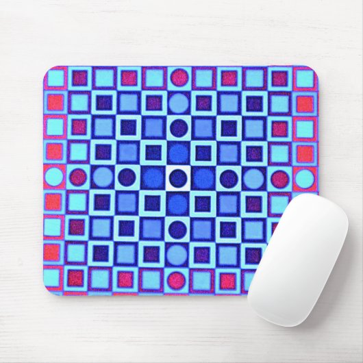 TÄUSCHUNGS-BLAU Mousepad (Mit Mouse)