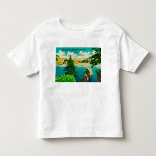 Täuschungs-Durchlauf-Brücke, Fidalgo und Whidby Kleinkind T-shirt (Vorderseite)